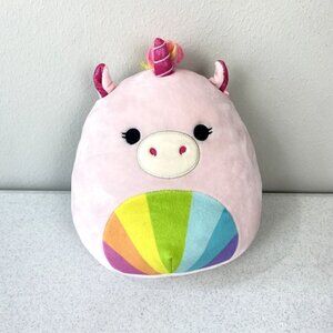 Squishmallows Amor the Unicorn Pink Rainbow Plush 8"